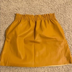 Zara Faux Leather Skirt
